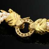 Five-strand freshwater cultured pearl necklace wit… - фото 3