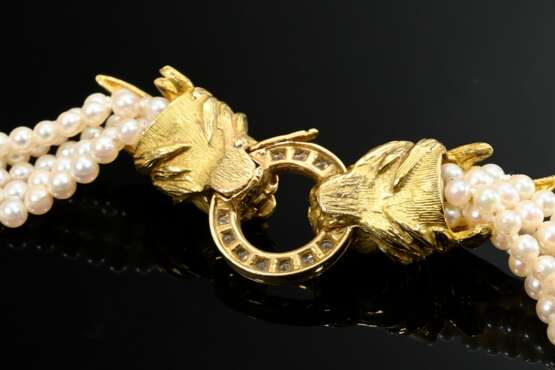 Five-strand freshwater cultured pearl necklace wit… - фото 3 Five-strand freshwater cultured pearl necklace wit… - фото 3