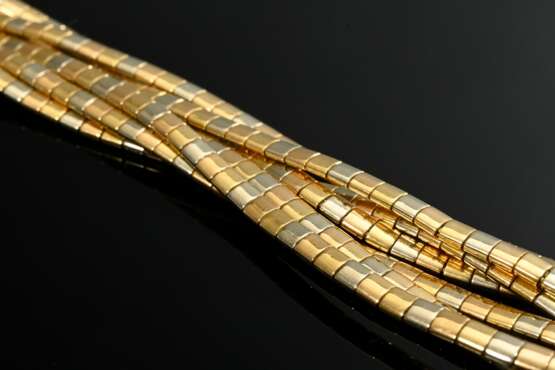 Siebenreihiges Bicolor Gold 750 Armband, 44,5g, L.… - Foto 3 Siebenreihiges Bicolor Gold 750 Armband, 44,5g, L.… - Foto 3