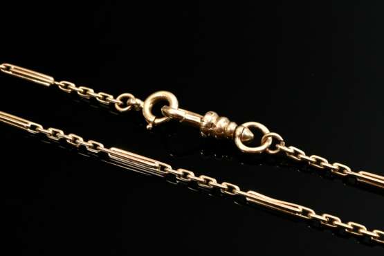 580 red gold watch chain, Vienna, circa 1900, 10.3… - фото 1