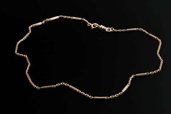 580 red gold watch chain, Vienna, circa 1900, 10.3… - фото 2