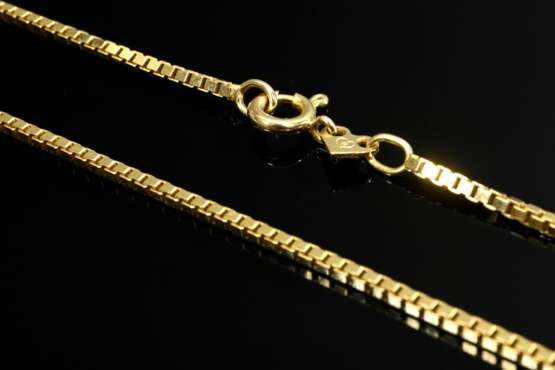 585 yellow gold Venetian chain, 6g, L. 40.5cm… - фото 1