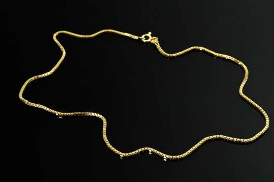 585 yellow gold Venetian chain, 6g, L. 40.5cm… - фото 2