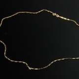 Delicate yellow gold 585 link chain, Italy, 1.9g, … - фото 2