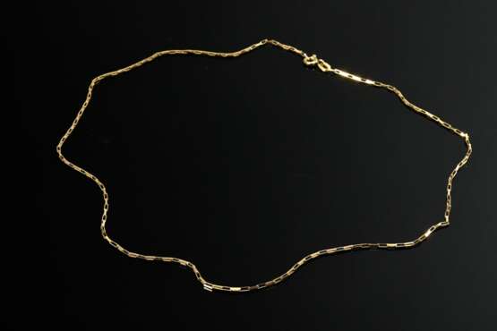 Delicate yellow gold 585 link chain, Italy, 1.9g, … - фото 2 Delicate yellow gold 585 link chain, Italy, 1.9g, … - фото 2