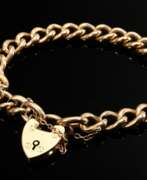 Produktkatalog. Klassisches Rotgold 625 Rundpanzerarmband mit Herz…