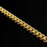 Delicate yellow gold 333 round link bracelet, 17.3… - photo 2