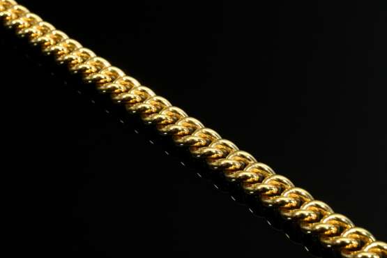 Delicate yellow gold 333 round link bracelet, 17.3… - photo 2