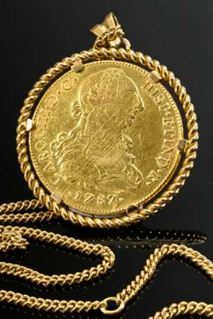 Gelbgold 750 Rundpanzer Kette (L. 68,5cm) mit Gelb… - Foto 2 Gelbgold 750 Rundpanzer Kette (L. 68,5cm) mit Gelb… - Foto 2