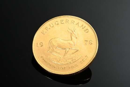 916 yellow gold Krugerrand coin ‘1 ounce South Afr… - photo 2