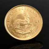 916 yellow gold Krugerrand coin ‘1/2 ounce South A… - photo 1