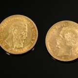 2 yellow gold 900, 20 marks: ‘Friedrich King and E… - photo 1