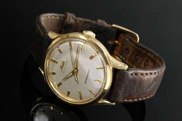 585 yellow gold Mido Multifort Powerwind wristwatc…
