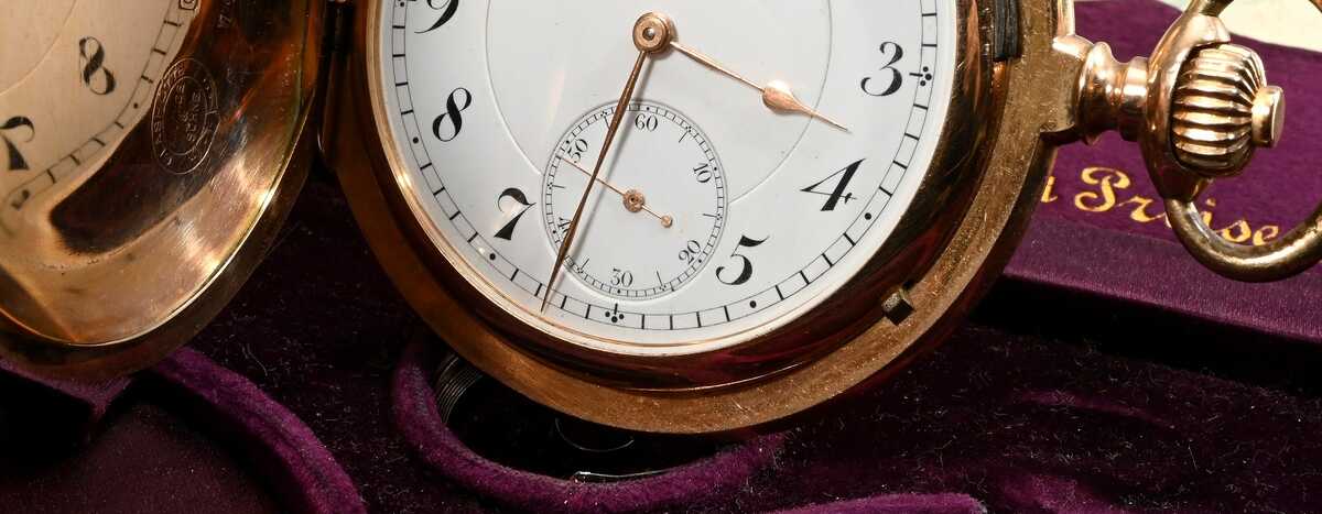 A. Lange & Söhne Savonette pocket watch, 3-cover r…