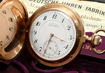 A. Lange & Söhne Savonette pocket watch, 3-cover r…