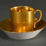 French Empire cup/saucer in cylindrical shape with… - photo 2