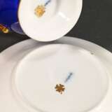 KPM bell-shaped cup/saucer with swan neck handle, … - photo 4