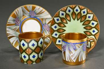 2 Various Johann Haviland (Waldershof) Art Nouveau…