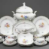 23 Pieces Meissen dinner service with floral and i… - фото 4
