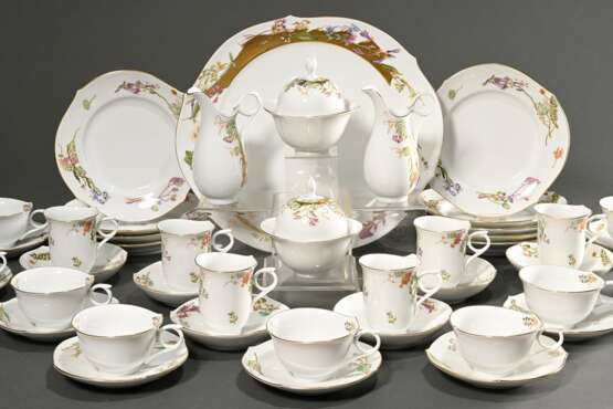 29 pieces Meissen coffee and tea service “Florale … - photo 1