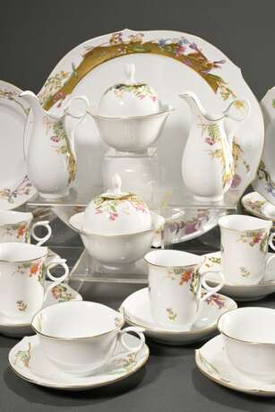 29 pieces Meissen coffee and tea service “Florale … - photo 3