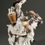 Meissen Figur "Schneider auf Ziegenbock" auf recht… - Foto 3