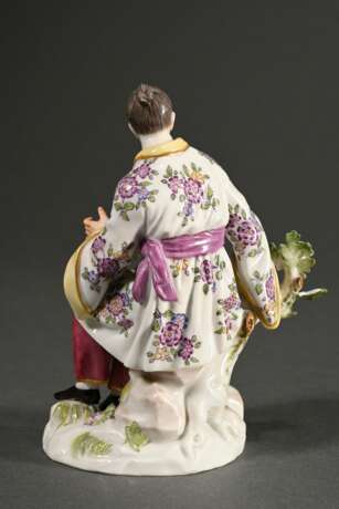 Meissen figurine ‘Japanese man with billy goat’ on… - photo 2
