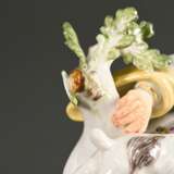 Meissen figurine ‘Japanese man with billy goat’ on… - photo 3