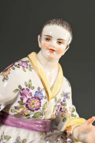 Meissen figurine ‘Japanese man with billy goat’ on… - photo 4