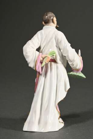 Meissen Figur "Japaner mit Hut" auf rundem Rocaill… - Foto 2 Meissen Figur "Japaner mit Hut" auf rundem Rocaill… - Foto 2