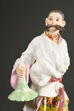 Meissen Figur "Japaner mit Hut" auf rundem Rocaill… - Foto 4 Meissen Figur "Japaner mit Hut" auf rundem Rocaill… - Foto 4
