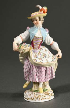 Meissen figurine ‘Gardener with Flower Basket’, po… - фото 1