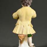 Meissen Figur "Gärtnerkind mit Blumenkranz", Porze… - Foto 2
