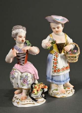 2 Meissen figurines ‘Gardener Children’ on rocaill… - фото 1 2 Meissen figurines ‘Gardener Children’ on rocaill… - фото 1