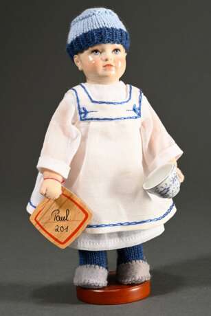 Käthe Kruse doll ‘Paul’ with Meissen porcelain hea… - фото 1 Käthe Kruse doll ‘Paul’ with Meissen porcelain hea… - фото 1