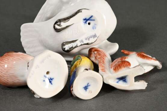4 Various Meissen miniature figurines ‘Parrot’, ‘S… - photo 3 4 Various Meissen miniature figurines ‘Parrot’, ‘S… - photo 3