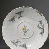 Large Stralsund faience lidded tureen on a Rococo-… - фото 3