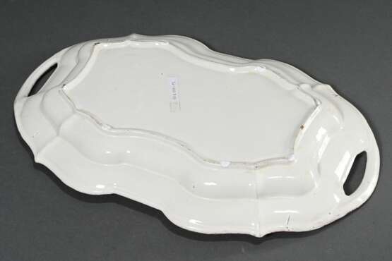 Large Arnhem faience plate with polychrome floral … - фото 3