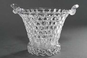 Glas Korb "a traforato" mit netzartig durchbrochen…