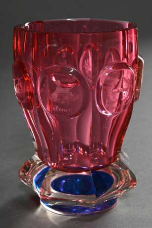 Biedermeier Andenken oder Freundschafts Becherglas… - Foto 1