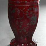 Biedermeier Ranftbecher mit floraler Silbermalerei… - Foto 2