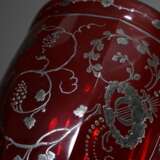 Biedermeier Ranftbecher mit floraler Silbermalerei… - Foto 3