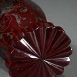 Biedermeier Ranftbecher mit floraler Silbermalerei… - Foto 4