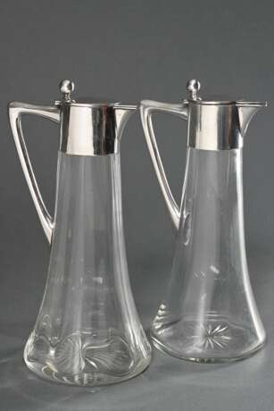 Paar Jugendstil Schankkannen in eleganter Form mit… - Foto 2