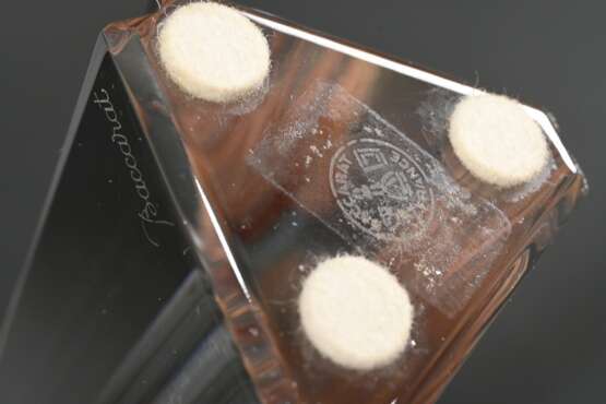 Baccarat Kristall "Obelisk", am Boden gemarkt, H. … - Foto 3