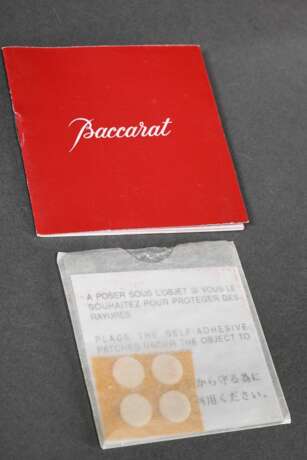 Baccarat Kristall "Obelisk", am Boden gemarkt, H. … - Foto 5