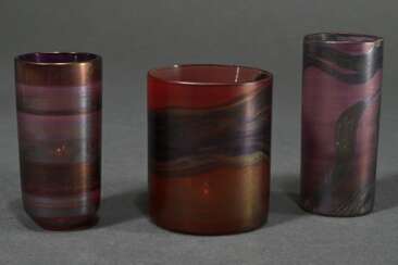 3 Moje-Wohlgemuth, Isgard (1941-2018) Bechergläser…