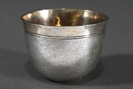 Small snake skin fist cup, unknown maker's mark: I… - photo 1 Small snake skin fist cup, unknown maker's mark: I… - photo 1