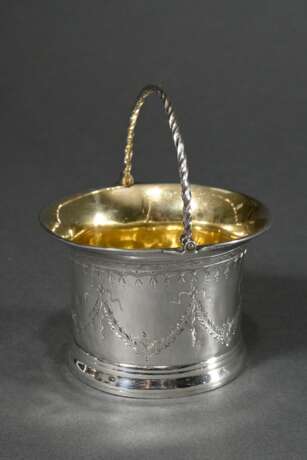 Small vessel with conical walls, floral brightcut … - photo 2 Small vessel with conical walls, floral brightcut … - photo 2