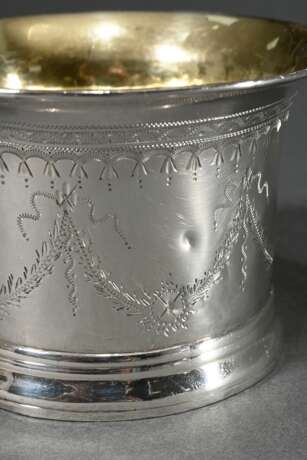 Small vessel with conical walls, floral brightcut … - photo 3 Small vessel with conical walls, floral brightcut … - photo 3